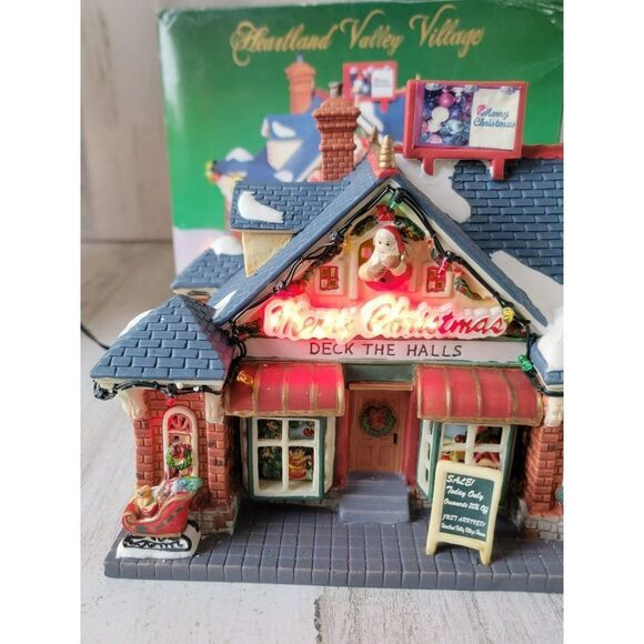 Heartland valley deck the halls 2007 village accessory xmas - Picture 3 of 9